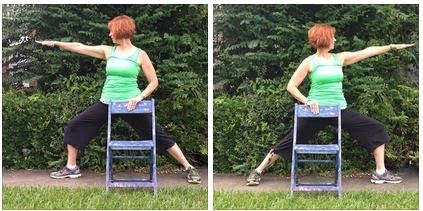 Varied Chair Yoga Postures with Gail. Yoga with Gail Pickens-Barger