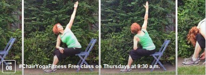 Varied Chair Yoga Postures with Gail. Yoga with Gail Pickens-Barger