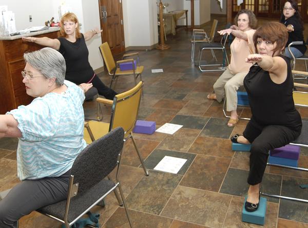 Adaptive Yoga for MS Newspaper article for the Port Arthur Newspaper - Yoga with Gail Pickens-Barger