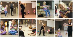 YogaKiddos with Gail, at Wesley UMC in Nederland, Texas.