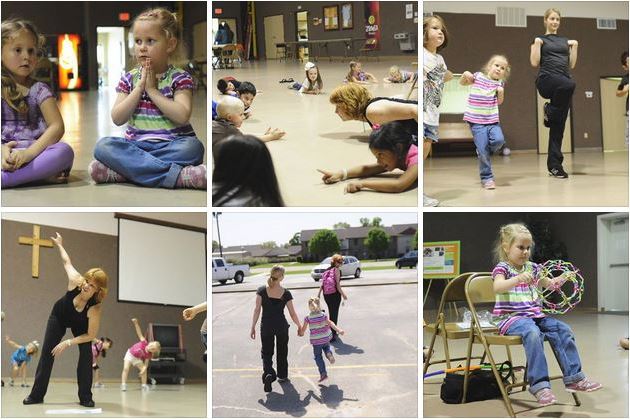 YogaKiddos with Gail, at Wesley UMC in Nederland, Texas.