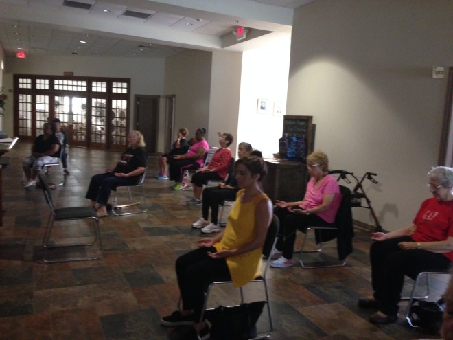 Chair Yoga Fitness. Guided Rest & Relaxation with Gail P-B.