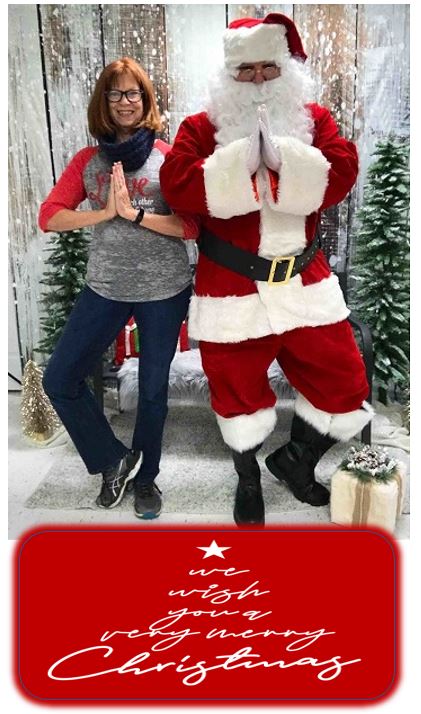 Merry Christmas from Gail & Santa