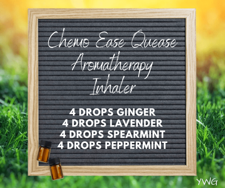 Chemo Ease Quease Aromatherapy Inhaler Blend. Yoga with Gail