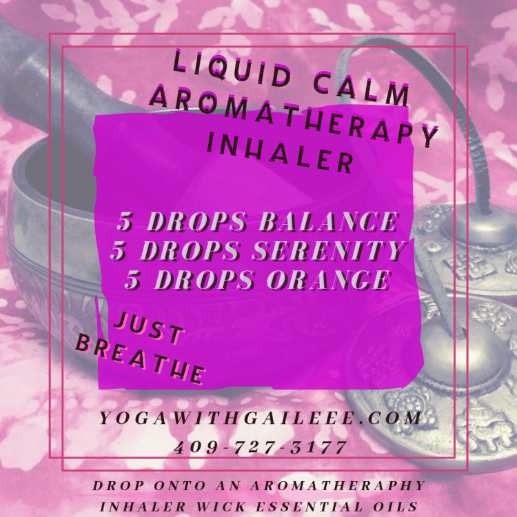 Essential Oil Aromatherapy Inhaler Blends. By Yoga with Gail