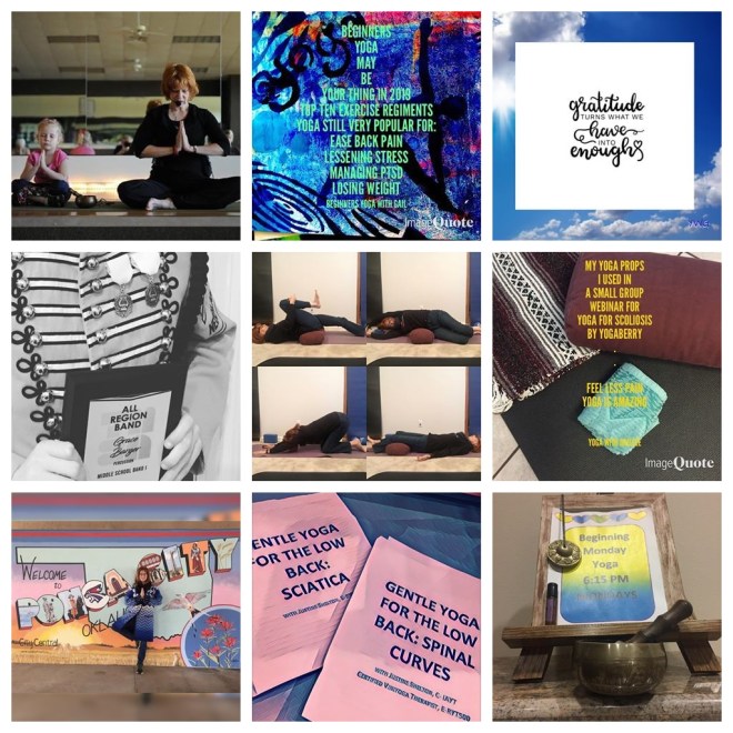 Best 9 in 2019. Yoga with Gail Instagram account.