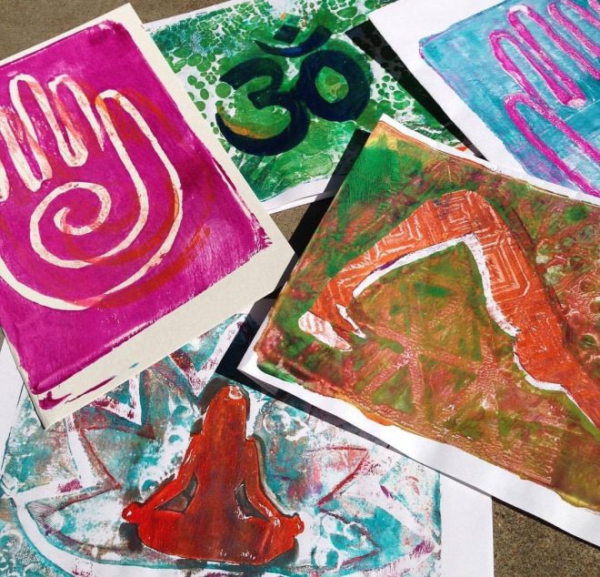 Yoga Art created by Gaileee