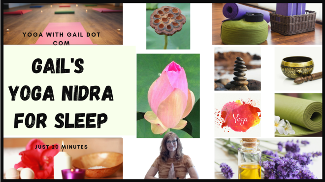Twenty minute Yoga Nidra Yogic Sleep Method with Gail