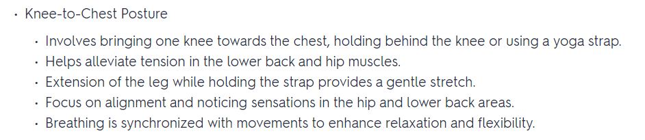 Knee to Chest Sequence for Easing Back Pain. Yoga with Gail