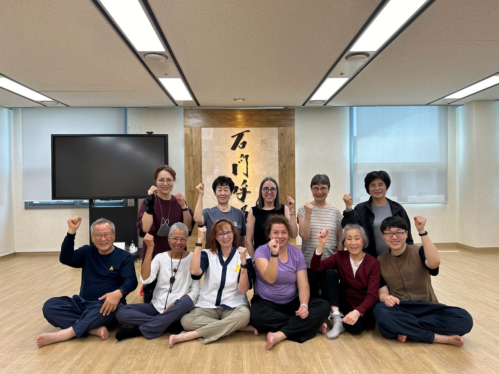 After our final training at the main center in Andong, South Korea.