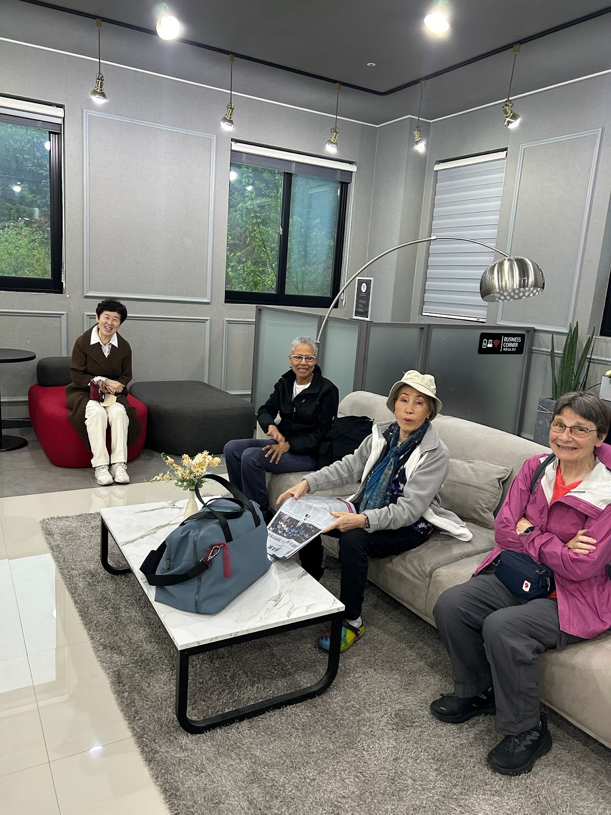 Getting ready to leave for Suwon, Andong.