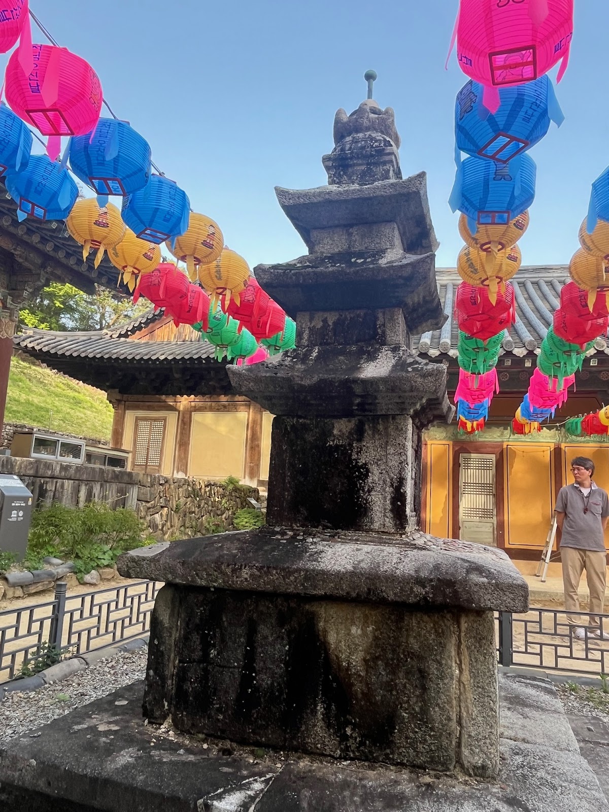At the oldest temple near Andong, South Korea.